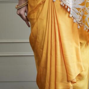 Dhoti With Cape Style